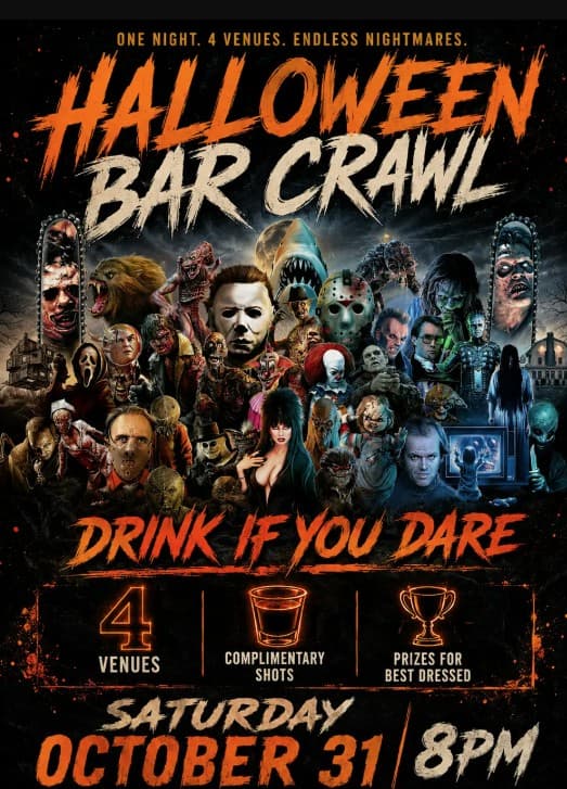 Halloween Night Bar Crawl, West Palm Beach