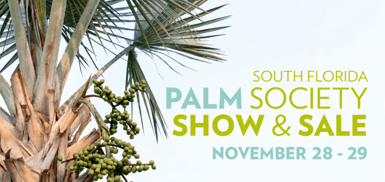 Annual South Florida Palm Society Show & Sale, Coral Gables