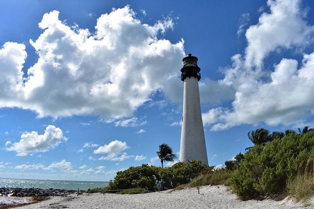 Tamanoeconomico · CC BY-SA 4.0 · https://commons.wikimedia.org/wiki/File:Cape_Florida_Lighthouse_(9).jpg Crandon Park & Bill Baggs Cape Florida, Key Biscayne